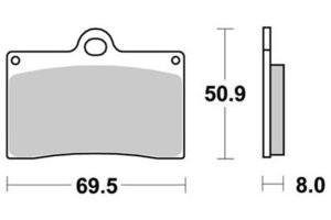 PASTILLAS DE FRENO SBS 566 HUSQVARNA