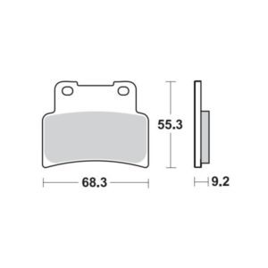 PASTILLAS DE FRENO SBS 844 APRILIA