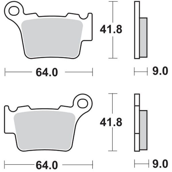 PASTILLAS DE FRENO SBS 791 HUSQVARNA