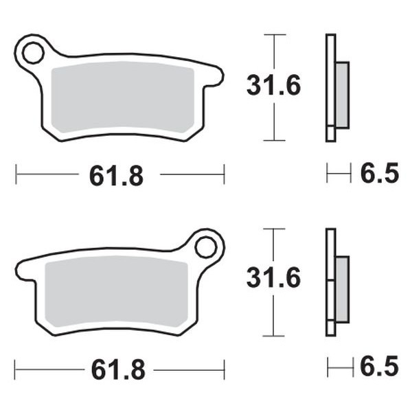 PASTILLAS DE FRENO SBS 783 HUSQVARNA