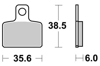 PASTILLAS DE FRENO SBS 803 HUSQVARNA