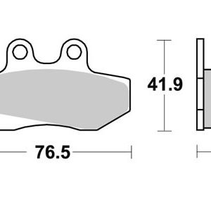 PASTILLAS DE FRENO SBS 652 APRILIA