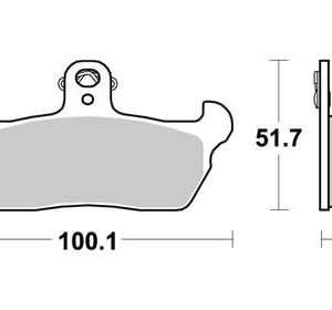 PASTILLAS DE FRENO SBS 641 APRILIA