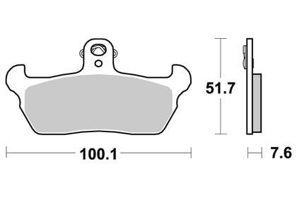 PASTILLAS DE FRENO SBS 641 APRILIA