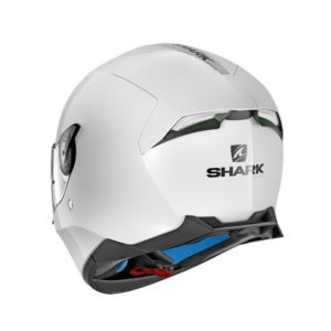 CASCO SHARK SKWAL 2 BLANK WHT LED White azur