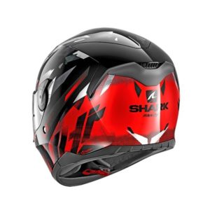 Casco Shark D-SKWAL KANHJI Black red white