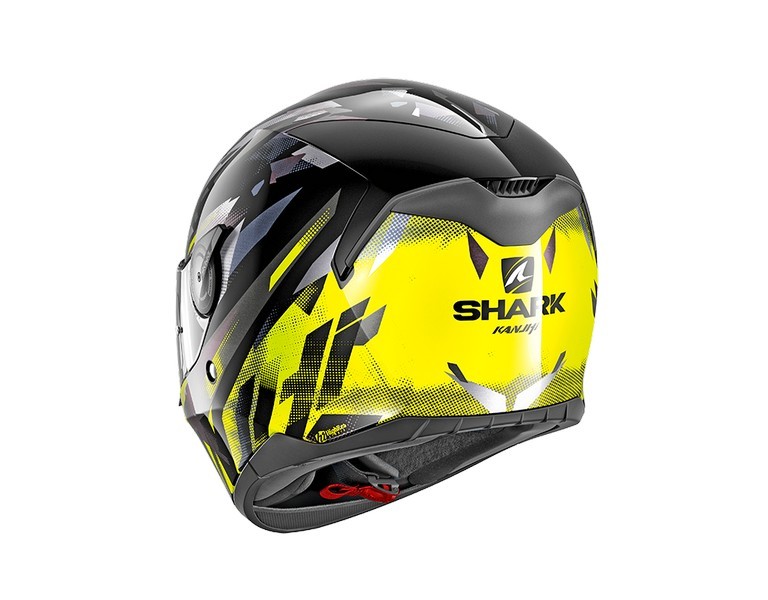 Casco Shark D-SKWAL KANHJI Black Yellow Anthrac