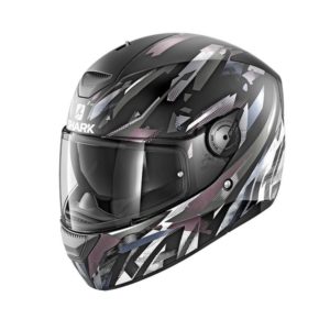 Casco Shark D-SKWAL KANHJI MAT Black White Anthra