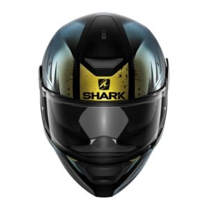 Casco Shark D-SKWAL DHARKOV Mat Black Green Glitter
