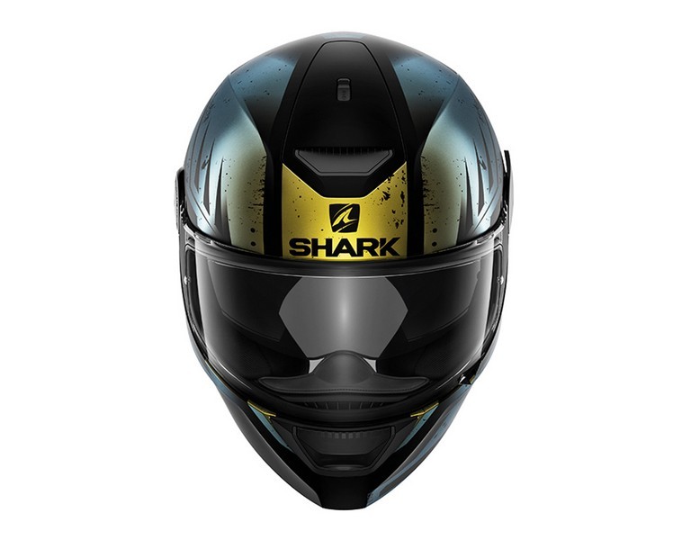 Casco Shark D-SKWAL DHARKOV Mat Black Green Glitter