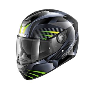 Casco Shark D-SKWAL MERCURIUM BLACK ANTHRA GREEN