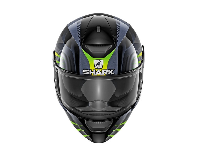 Casco Shark D-SKWAL MERCURIUM BLACK ANTHRA GREEN