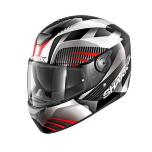 Casco Shark D-SKWAL MERCURIUM Black white red