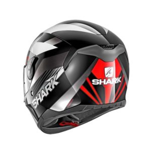 Casco Shark D-SKWAL MERCURIUM Black white red
