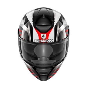Casco Shark D-SKWAL MERCURIUM Black white red