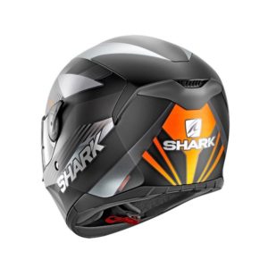 Casco Shark D-SKWAL MERCURIUM MAT Black Anthracite Orange