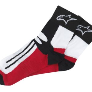 calcetines-alpinestars-racing-road-cortos-rojos-y-negros