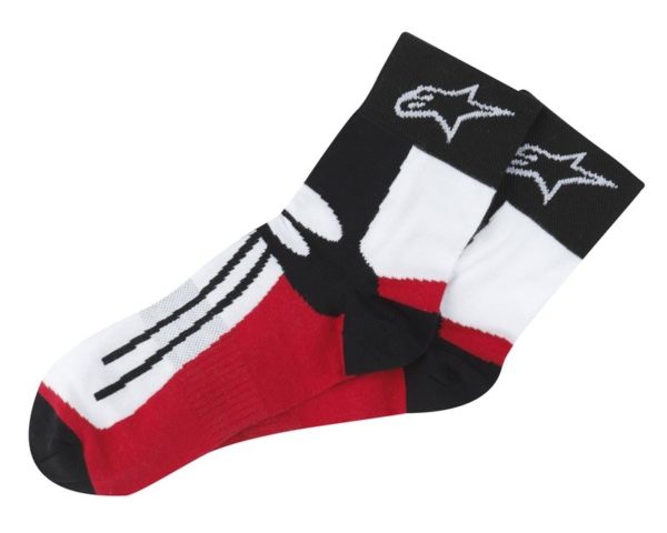 calcetines-alpinestars-racing-road-cortos-rojos-y-negros