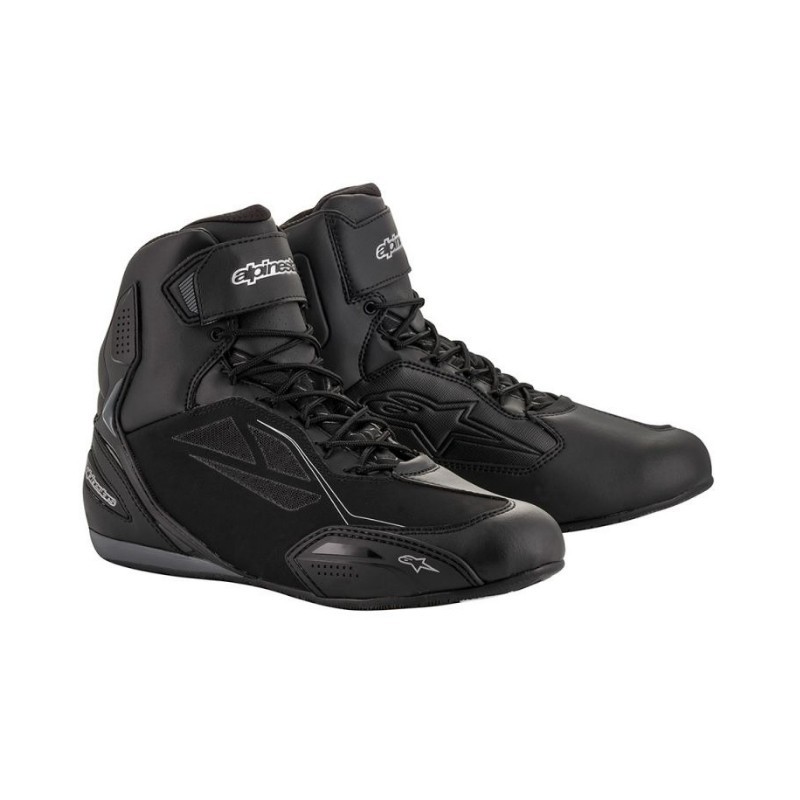 Botas Alpinestars Stella Faster-3 Drystar negras plata