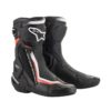 Botas Alpinestars SMX plus v2 negras blancas rojas fluor - Motos