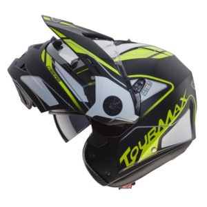 Casco CABERG TOURMAX MARATHON Negro Blanco Fluor