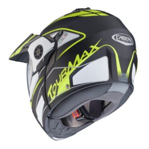 Casco CABERG TOURMAX MARATHON Negro Blanco Fluor