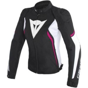 Dainese - Chaqueta Dainese Avro D2 Mujer Tex Negra Fucsia -