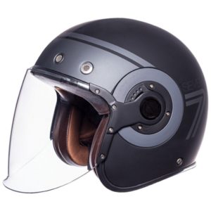 CASCO SMK JET ELDORADO SEVEN MATE NEGRO GRIS
