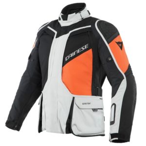 Chaqueta Dainese D-Explorer 2 Gore-Tex gris naranja negra