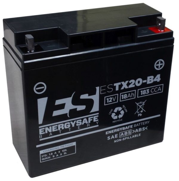 Batería Energy Safe ESTX20-B4 12V/18AH YTX20-B4
