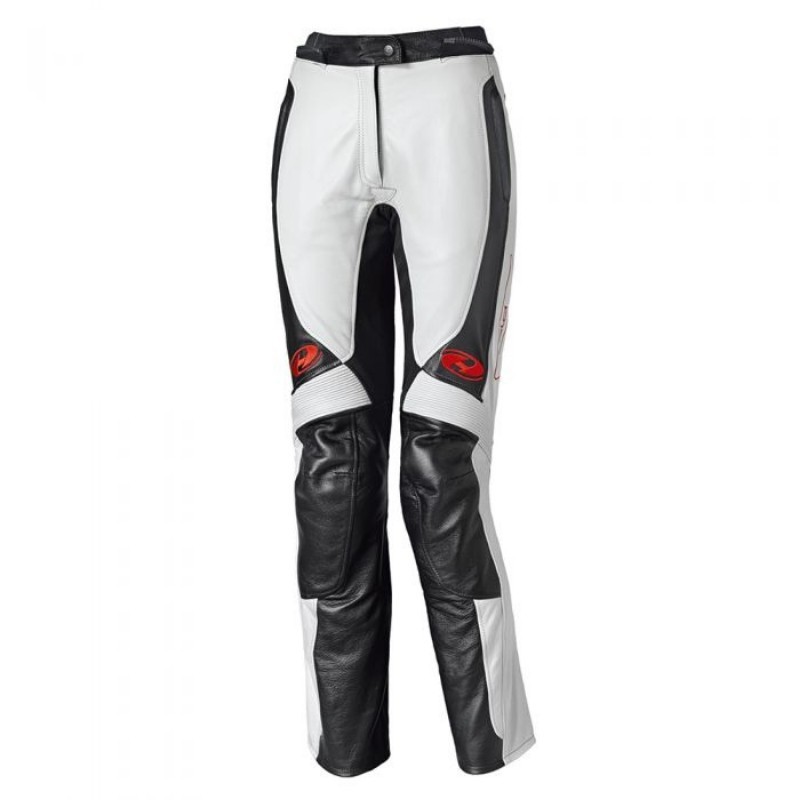 Pantalones Held de cuero Sarana blancos