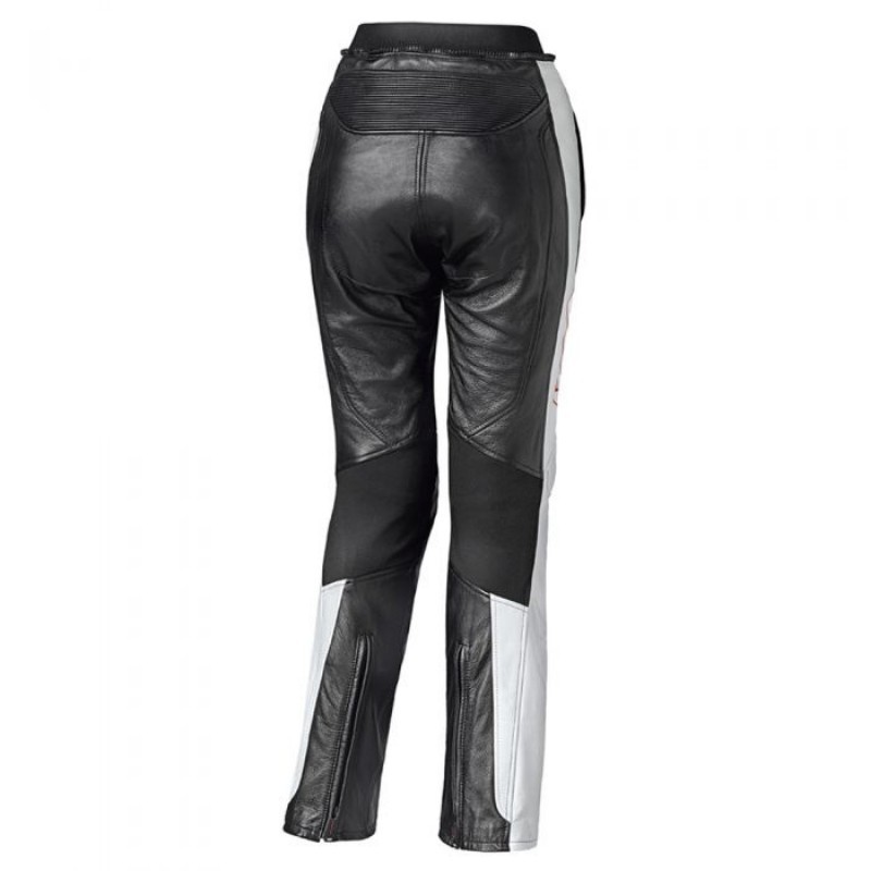 Pantalones Held de cuero Sarana blancos