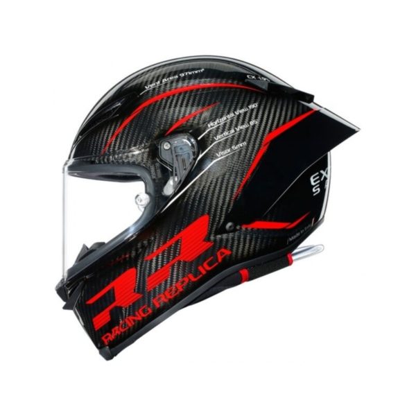 AGV PISTA GP RR PERFORMACE CARBON RED