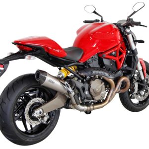 Silenciador cónico Titanio tapa de fibra de carbono