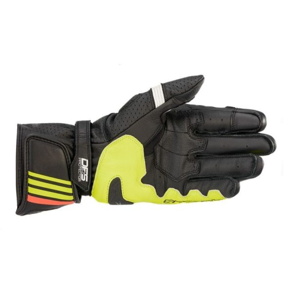 guantes-alpinestars-gp-plus-v2-negros-amarillos-fluor-rojos-fluor