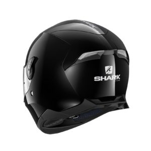 CASCO SHARK SKWAL 2 BLANK WHT LED Black