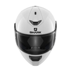 CASCO SHARK SKWAL 2 BLANK WHT LED White azur
