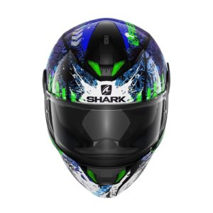Casco Shark Skwal 2 Switch Riders 2 Negro Azul Verde