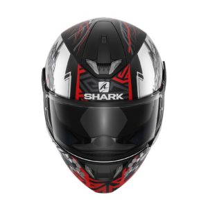 Casco Shark Skwal 2 NOXXYS Mat Black red silver