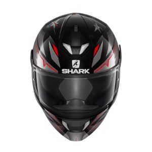 Casco Shark Skwal 2 Draghal Black Anthracite Red