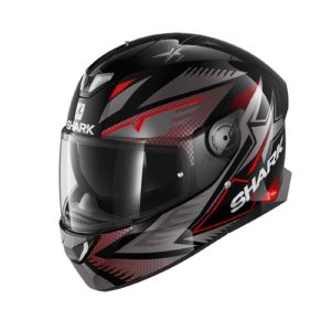 Casco Shark Skwal 2 Draghal Black Anthracite Red