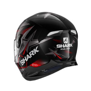 Casco Shark Skwal 2 Draghal Black Anthracite Red