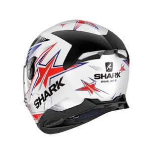 Casco Shark Skwal 2 Draghal White Blue Red