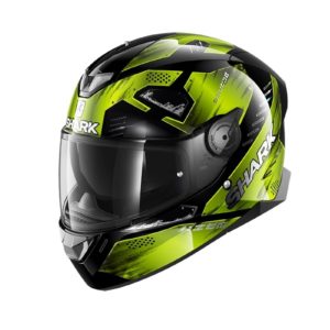 Casco Shark Skwal 2 VENGER Black Yellow Black