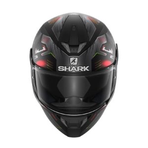 Casco Shark Skwal 2 VENGER Mat Black Anthracite Red