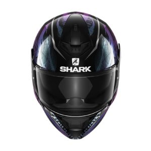 CASCO SHARK D-SKWAL SHIGAN Black Violet Glitter