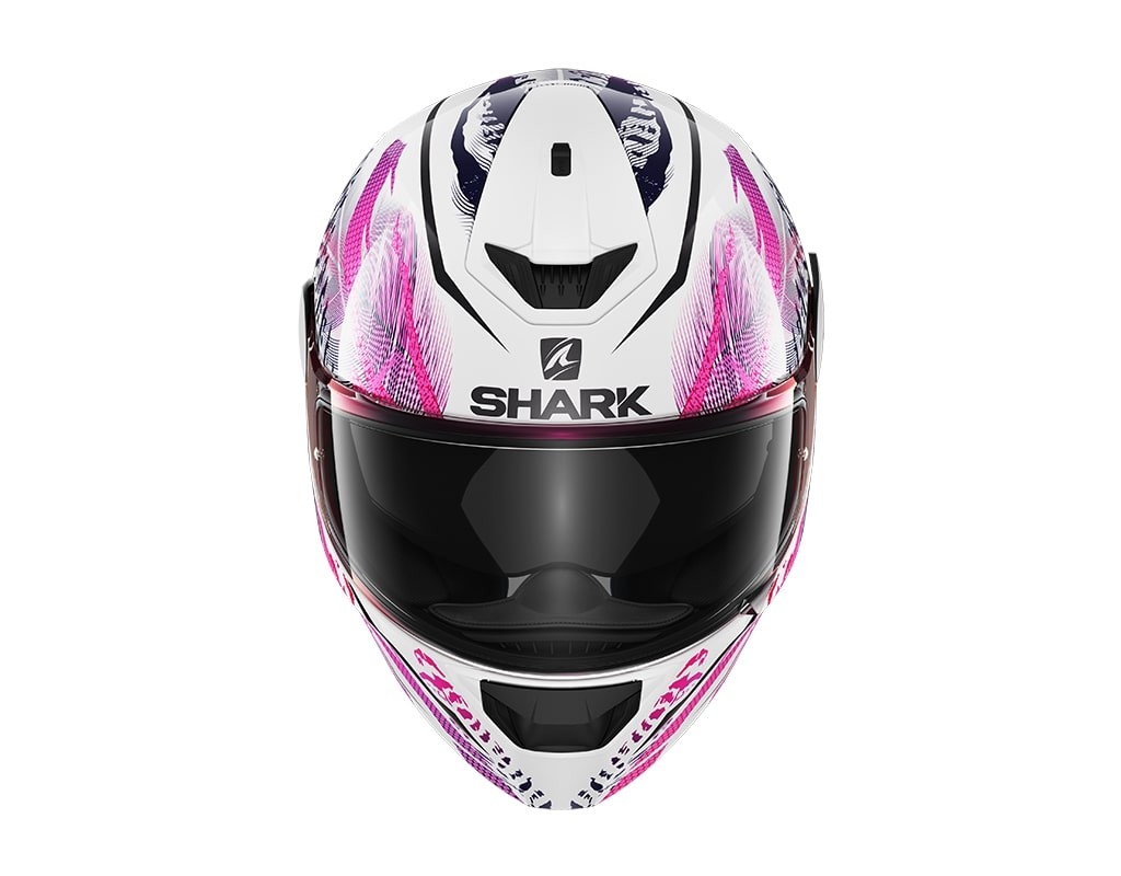 Casco Shark D-SKWAL SHIGAN White Black Violet