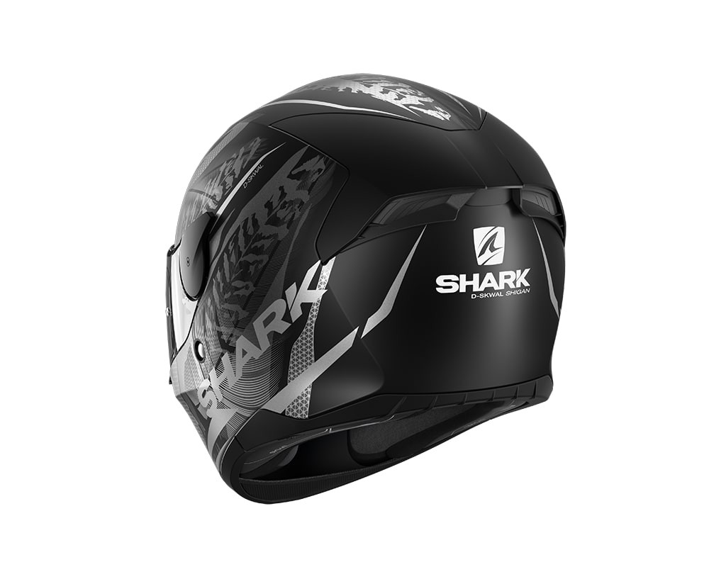 Casco Shark D-SKWAL SHIGAN Mat Black silver silver