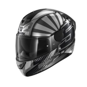 Casco Shark D-SKWAL ZARCO 2019 Mat Anthracite Silver Anthracite