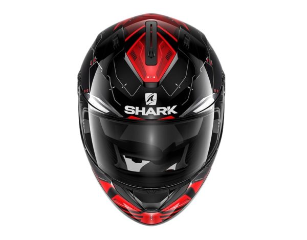 Casco Shark RIDILL 1.2 MECCA Black red silver